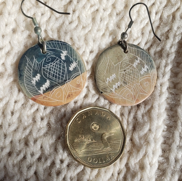 Pisces ♓  Earrings - Picture 4 of 4